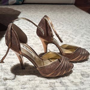 Nina copper high heels prom homecoming wedding 8